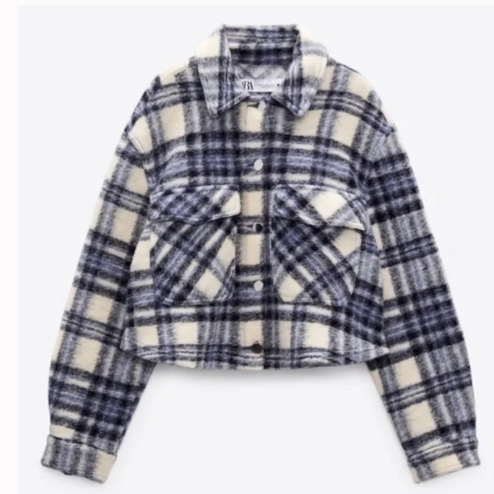 Cropped Plaid Shirt 🪚🪵